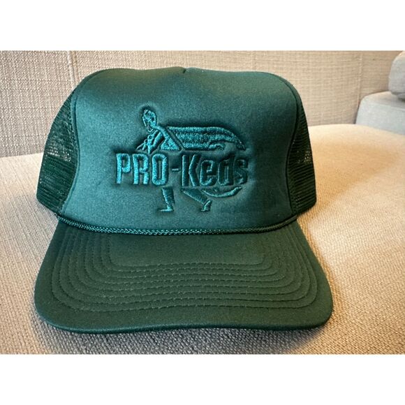 PRO KEDS - TRASHMAN GREEN - Rare Trucker  - Streetwear - Picture 1 of 4